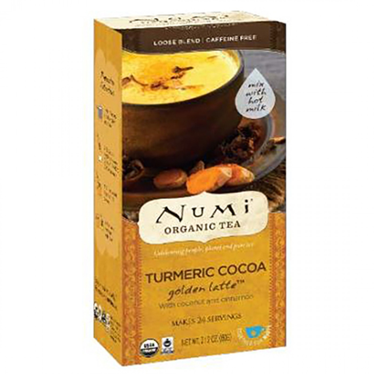 231311 Numi Turmeric Cocoa Tea, 24 Serving Box -  Frontier