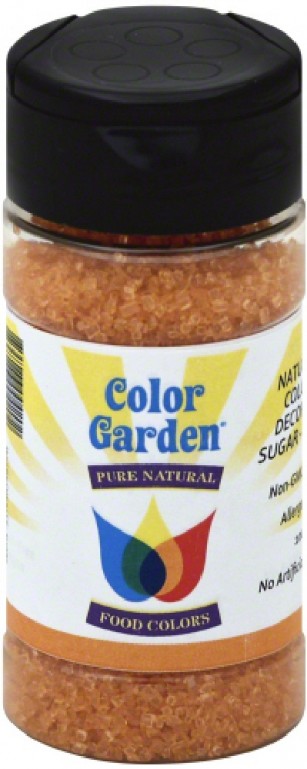 Picture of Color Garden 231094 3 oz Natural Deco Sugar, Orange
