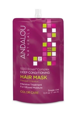 Picture of Andalou Naturals 231296 1.5 oz Complex Color 1000 Roses Care Deep Conditioning Hair Mask