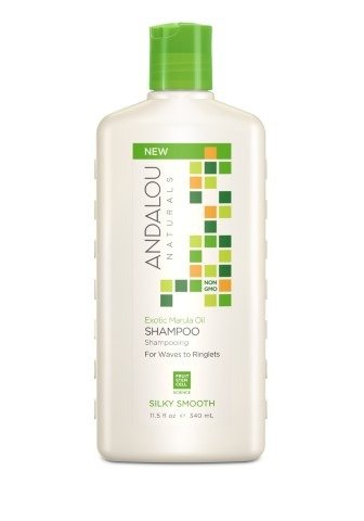 Picture of Andalou Naturals 231297 11.5 fl. oz Hair Care Exotic Marula Oil Silky Smooth Shampoo & Conditioners