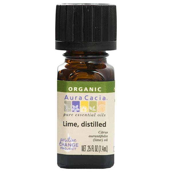 Picture of Aura Cacia 190833 0.25 fl oz Organic Distilled Lime Essential Oil