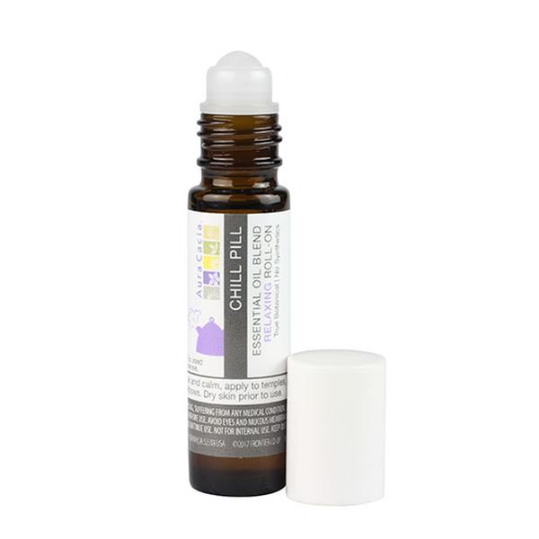 Picture of Aura Cacia 192114 0.31 fl oz Chill Pill Roll-On Essential Oil Blend