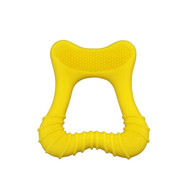 Picture of Green Sprouts 232661 Silicone Cleaning Teether&#44; Yellow