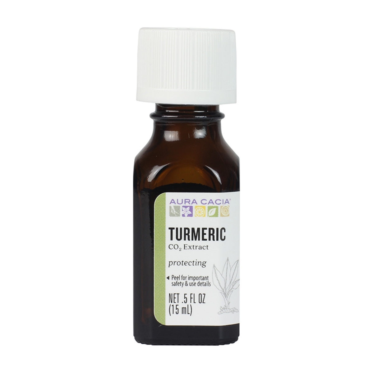 Picture of Aura Cacia 191245 0.5 fl. oz Turmeric CO2 Extract
