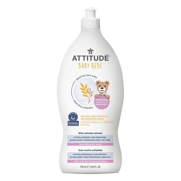 Picture of Attitude 234555 23.7 fl oz Bottle & Dishwashing Liquid&#44; Fragrance-Free