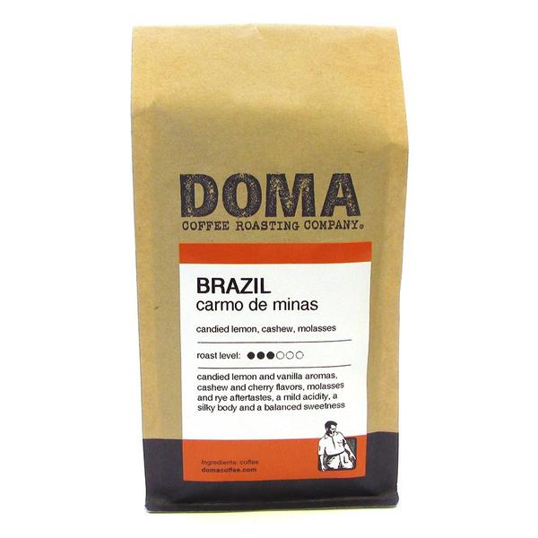 Picture of DOMA Coffee Roasting 234596 12 oz Brazil Whole Coffee Bean