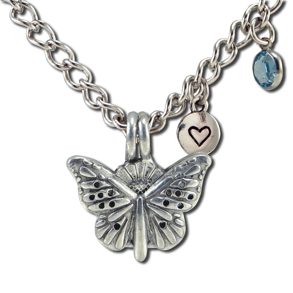 Picture of Aromatherapy Accessories 235112 7.5 in. Butterfly Diffuser Bracelets Chain