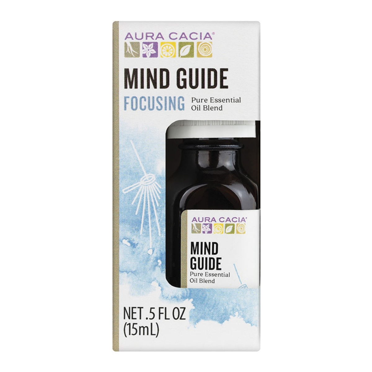 Picture of Aura Cacia 199193 0.5 fl. oz Blend Boxed Mind Guide Essential Oil