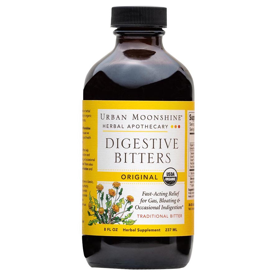 Picture of Urban Moonshine 234630 8 fl. oz Urban Moonshine Organic Herbal Apothecary Digestive&#44; Original Bitters