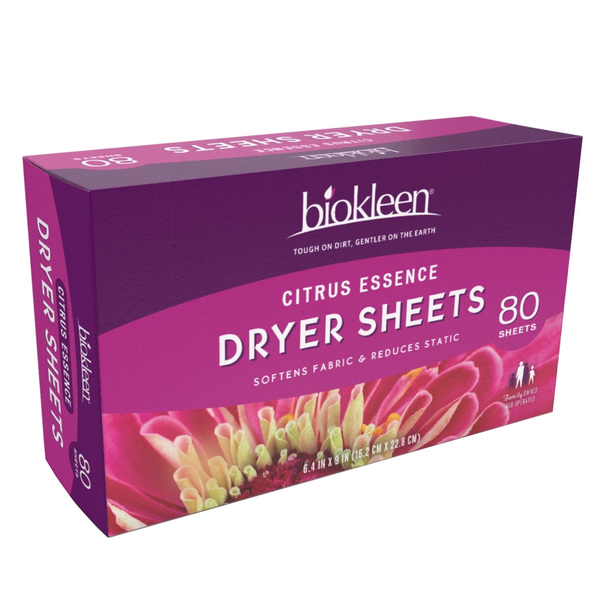 Picture of Biokleen 234890 Laundry Products Dryer Sheets&#44; Citrus Essence - 80 Count