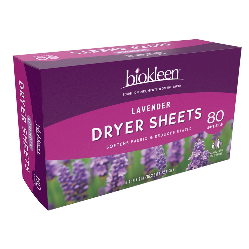 Picture of Biokleen 234891 Laundry Products Dryer Sheets&#44; Lavender - 80 Count