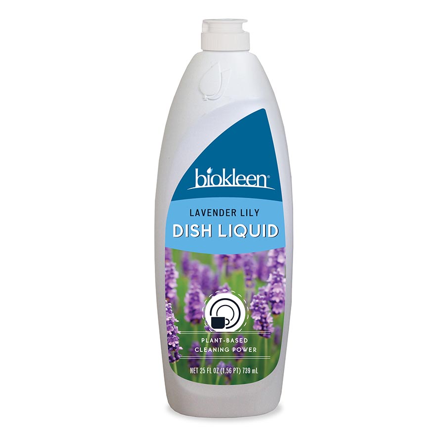 Picture of Biokleen 234893 25 fl. oz Kitchen Cleaners Natural Dish Liquid&#44; Lavender Lily