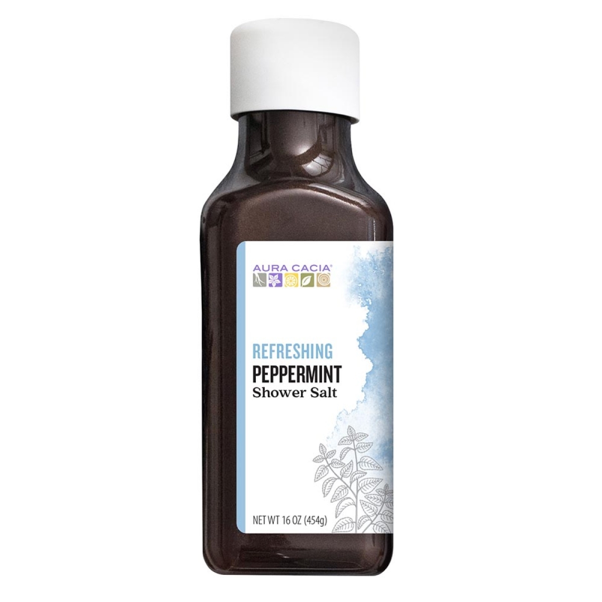 Picture of Aura Cacia 190227 16 oz Refreshing Peppermint Shower Salt