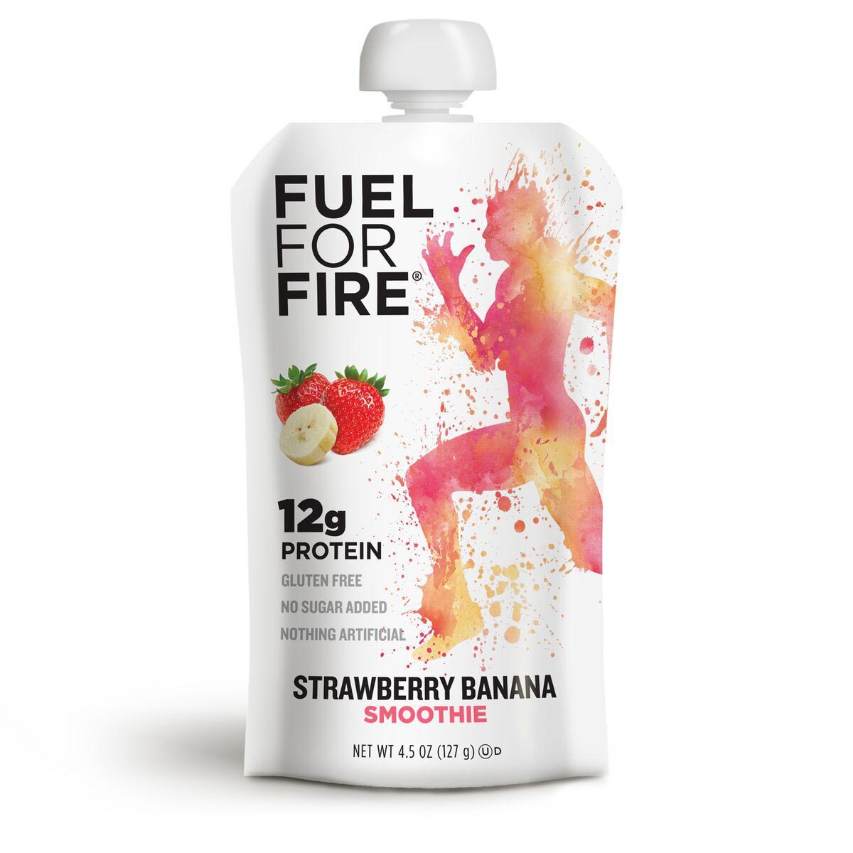Picture of Fuel for Fire 235575 4.5 oz Strawberry Banana Portable Protein Smoothie