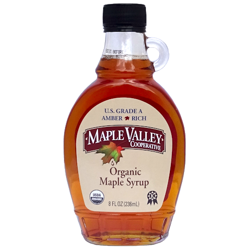 Picture of Maple Valley Cooperative 235611 8 fl oz Organic Amber & Rich Maple Syrup