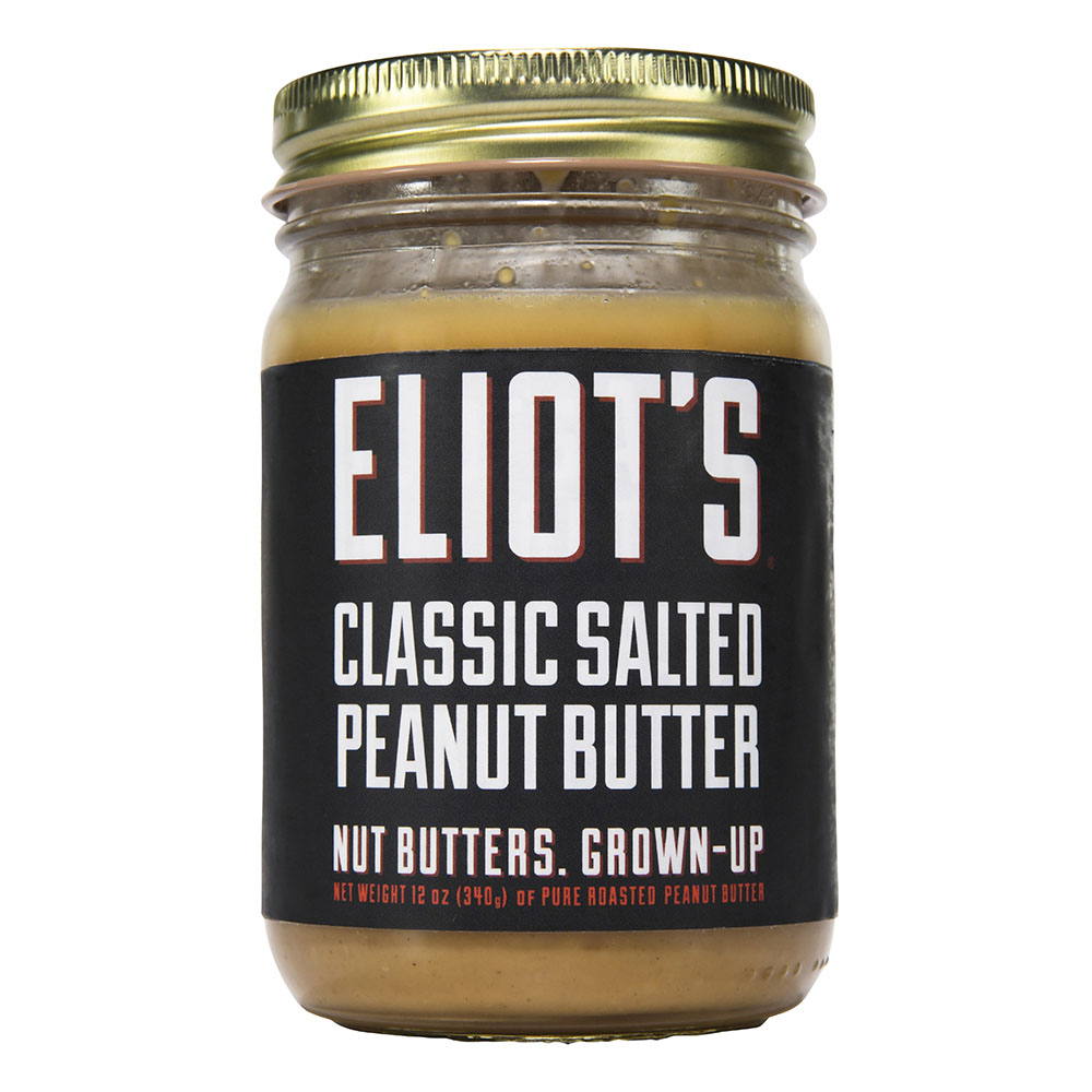 Picture of Eliots Nut Butters 235828 12 oz Jar Classic Salted Peanut Butter
