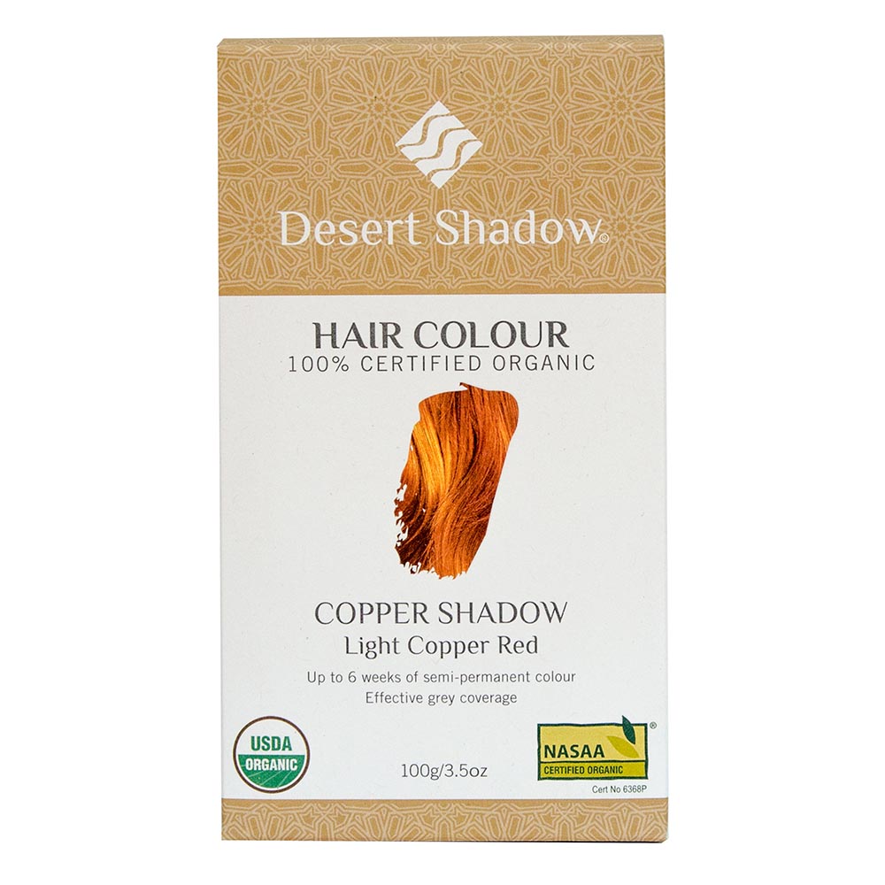 Picture of Desert Shadow 235777 3.5 oz Organic Hair Color - Copper Shadow & Light Copper Red