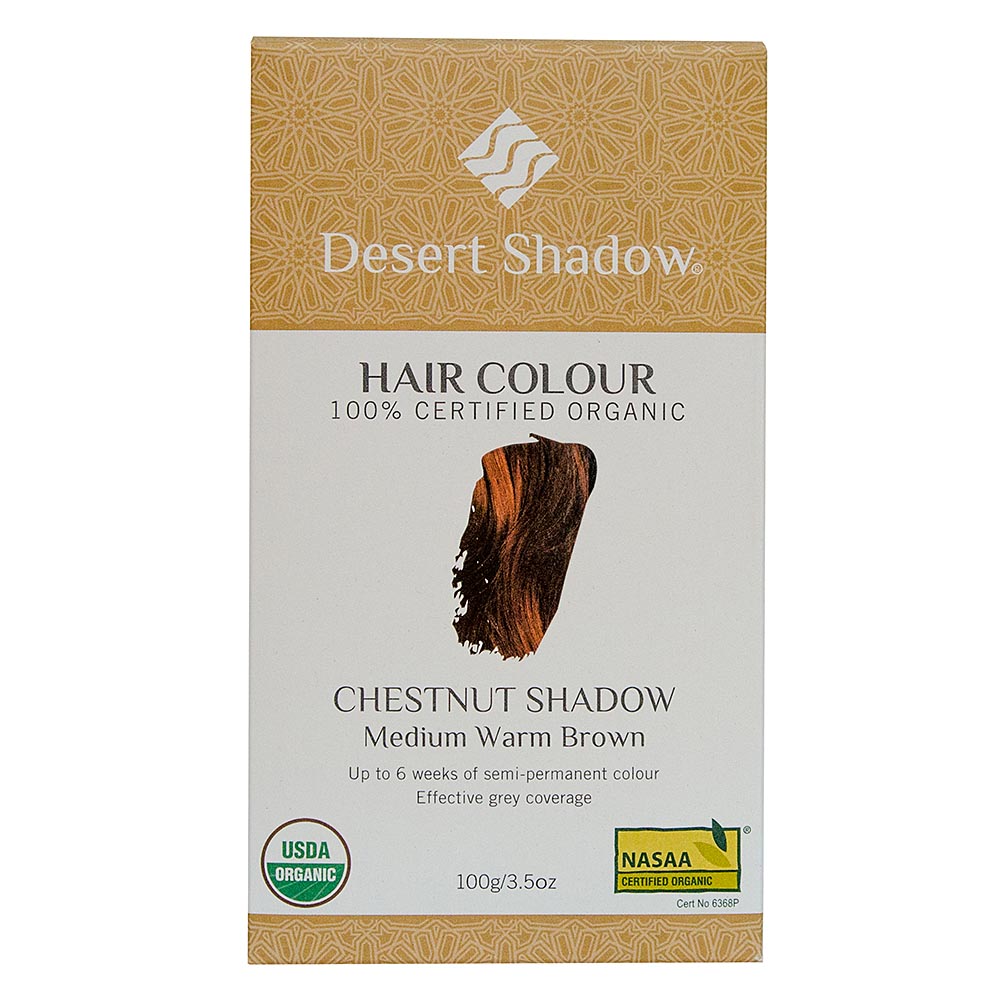 Picture of Desert Shadow 235782 3.5 oz Organic Hair Color - Chestnut Shadow & Medium Warm Brown