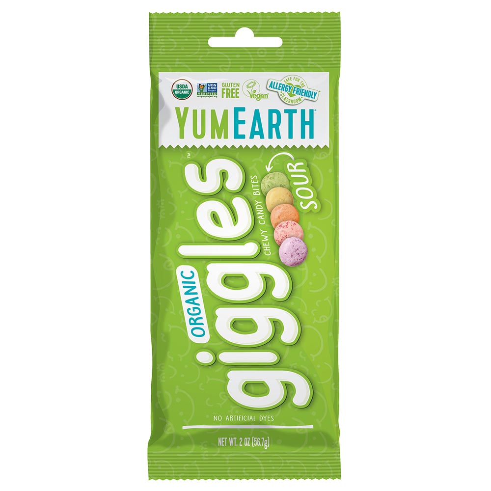 Picture of YumEarth 236256 2 oz Organic Grab N Go Sour Giggles Packs