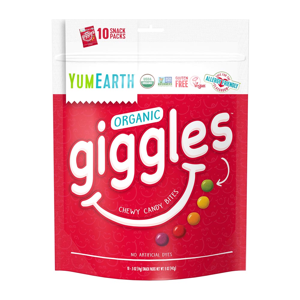 Picture of YumEarth 236253 0.5 oz Organic Giggles, Pack of 10