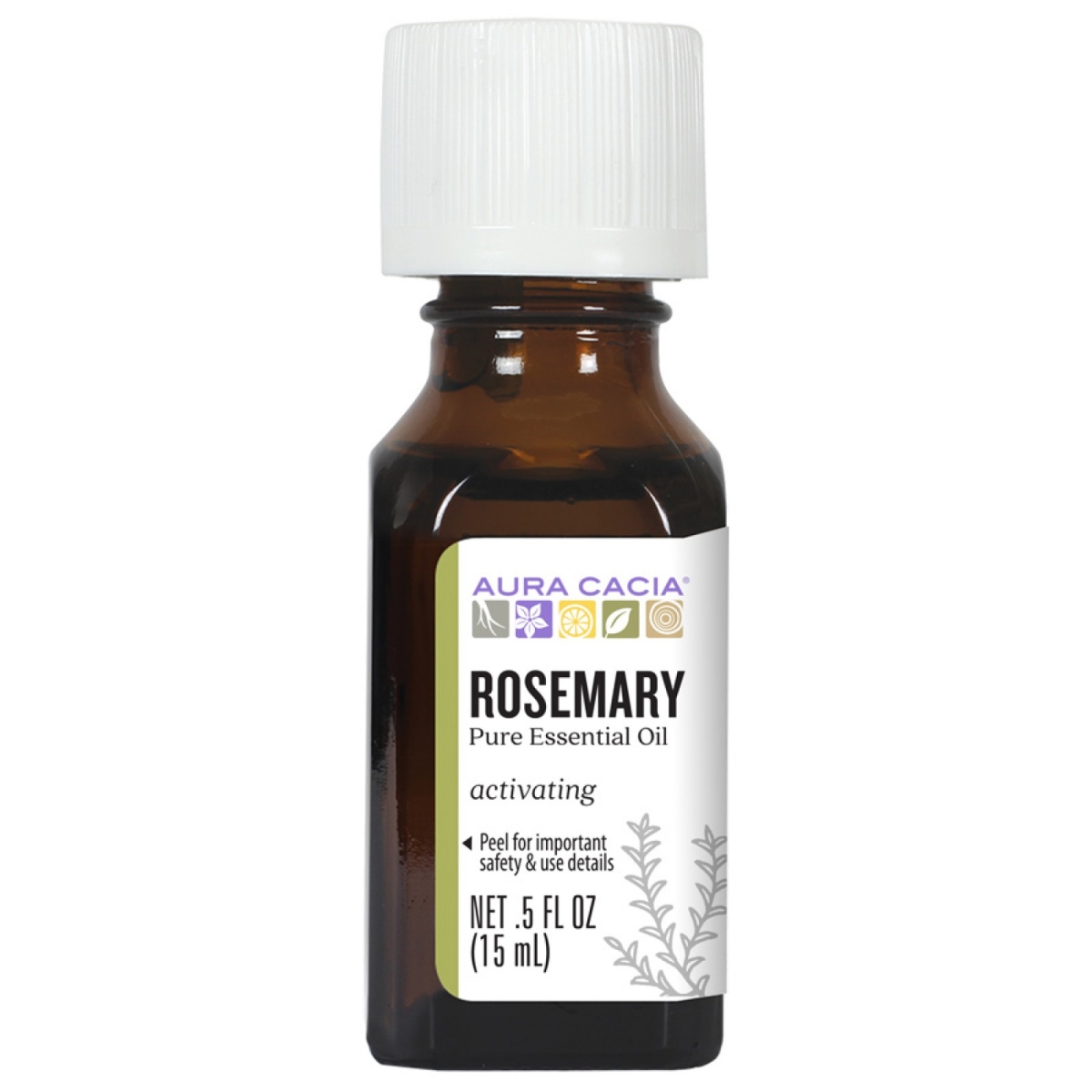 Picture of Aura Cacia 199190 0.5 fl oz Rosemary Essential Oil