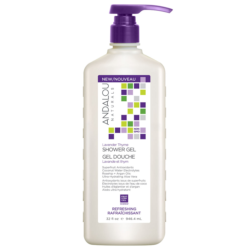 Picture of Andalou Naturals 236272 32 fl oz Body Care Lavender Thyme Shower Gels
