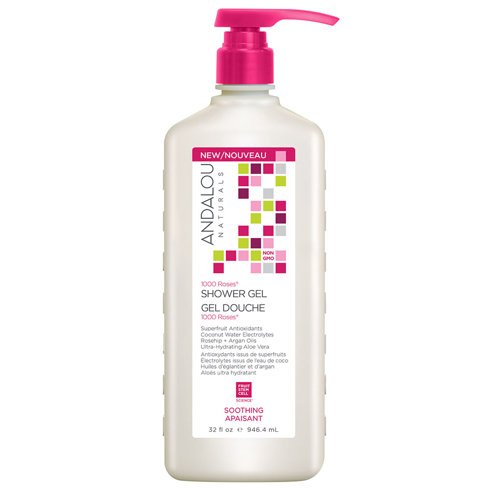 Picture of Andalou Naturals 236274 32 fl oz Body Care 1000 Roses Shower Gel
