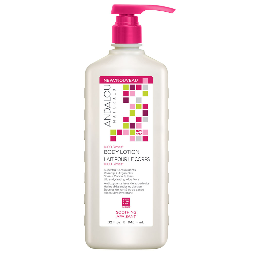 Picture of Andalou Naturals 236275 32 fl oz Body Care 1000 Roses Body Lotion