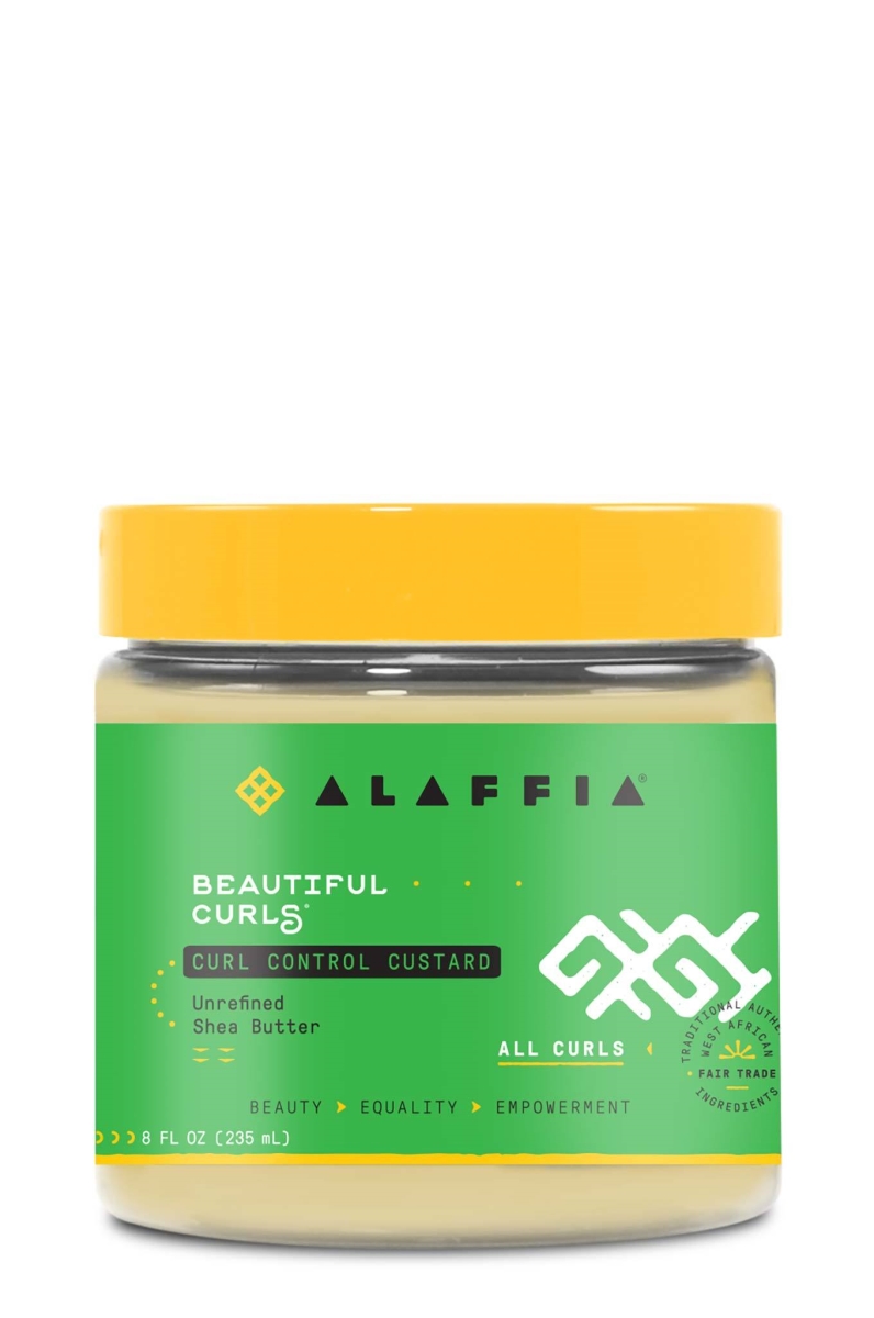 Picture of Alaffia 236671 Curl Control Custard Cream - 8 fl oz