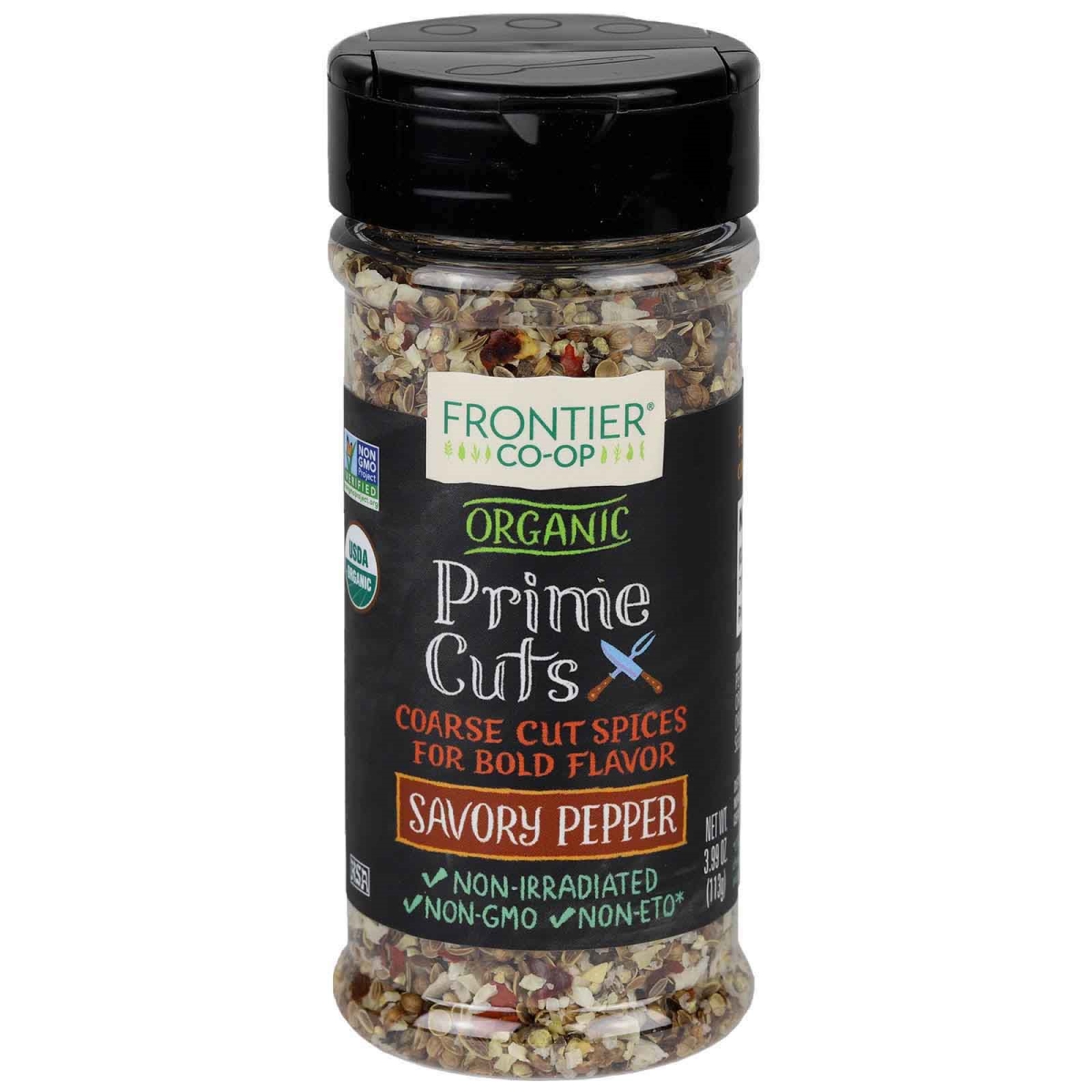 Picture of Frontier 18116 3.99 oz Organic Prime Cuts Savory Pepper