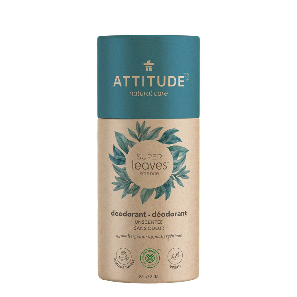 Picture of Attitude 237085 3 oz Plastic-Free Unscented Deodorant