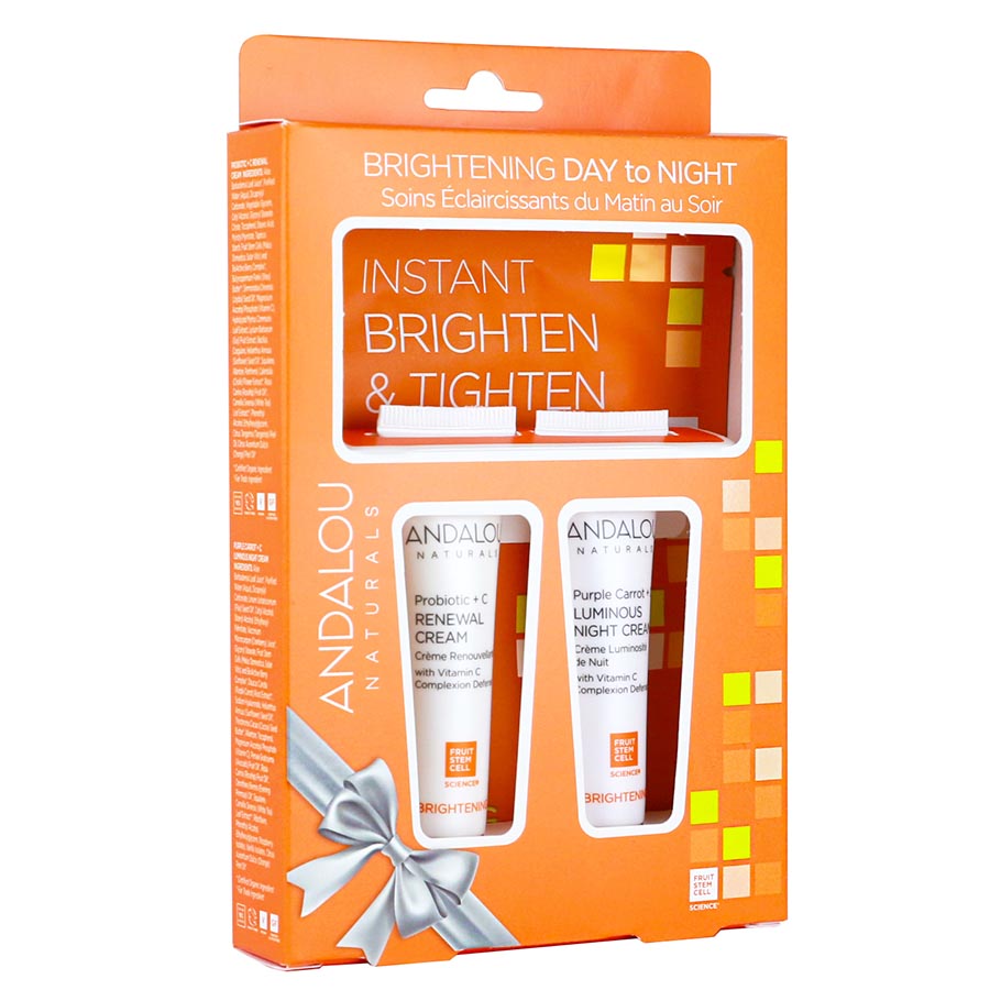 Picture of Andalou Naturals 237761 Brightening Day to Night Gift Kit&#44; 3 Count