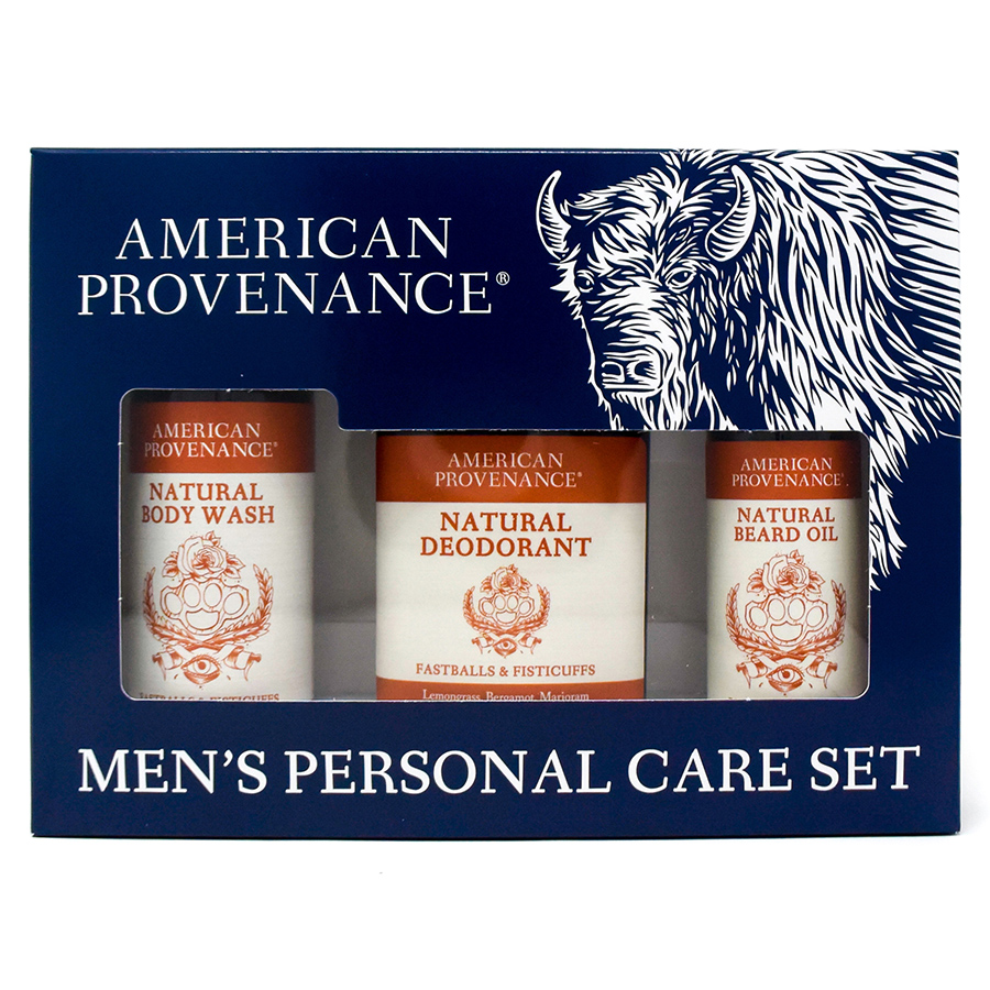 Picture of American Provenance 237414 Fastballs & Fisticuffs Beard Gift Set&#44; 3 Piece