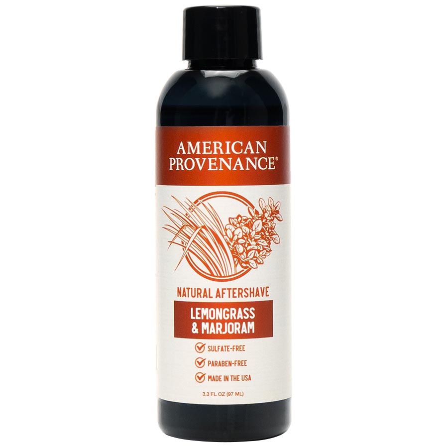 Picture of American Provenance 237916 3.3 oz Lemongrass & Marjoram Aftershave