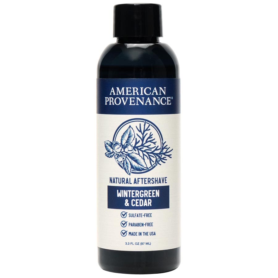 Picture of American Provenance 237917 3.3 oz Wintergreen & Cedar Aftershave