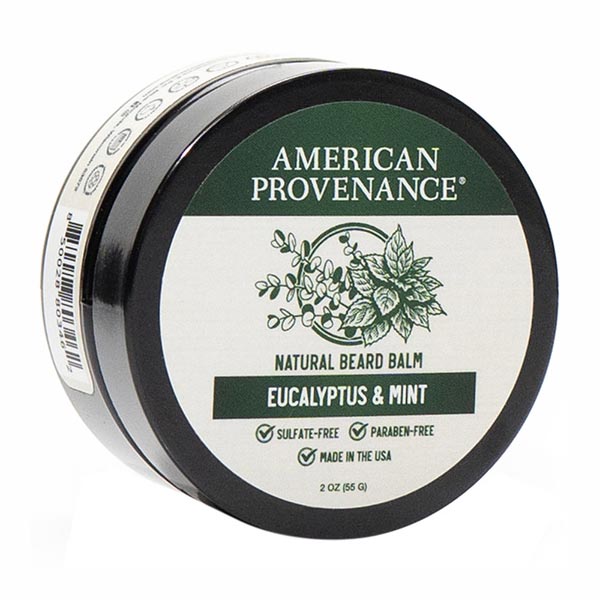 Picture of American Provenance 237923 2 oz Pepper Mint & Eucalyptus Beard Balm