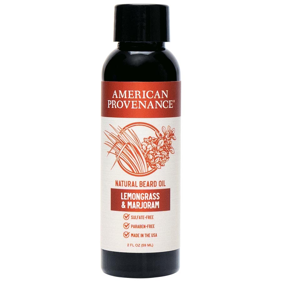Picture of American Provenance 237924 2 oz Lemongrass & Marjoram Beard Oil