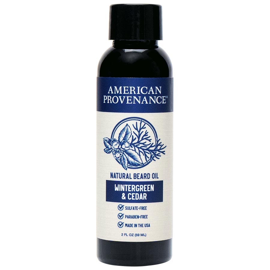 Picture of American Provenance 237925 2 oz Wintergreen & Cedar Beard Oil