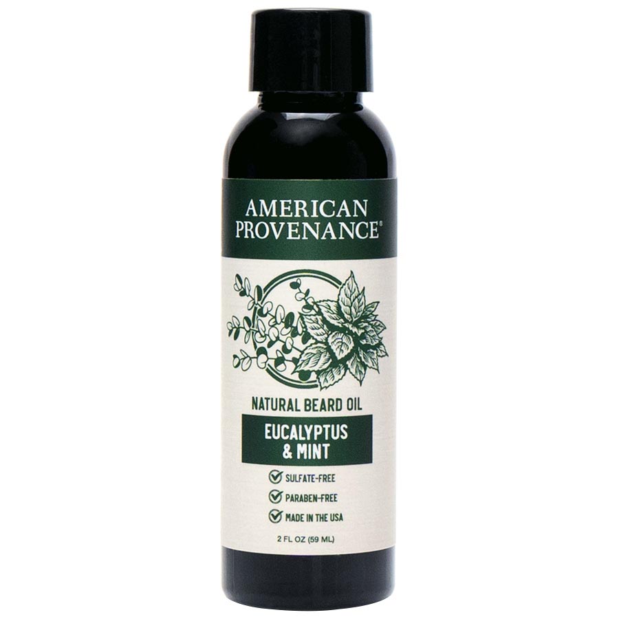 Picture of American Provenance 237927 2 oz Pepper Mint & Eucalyptus Beard Oil