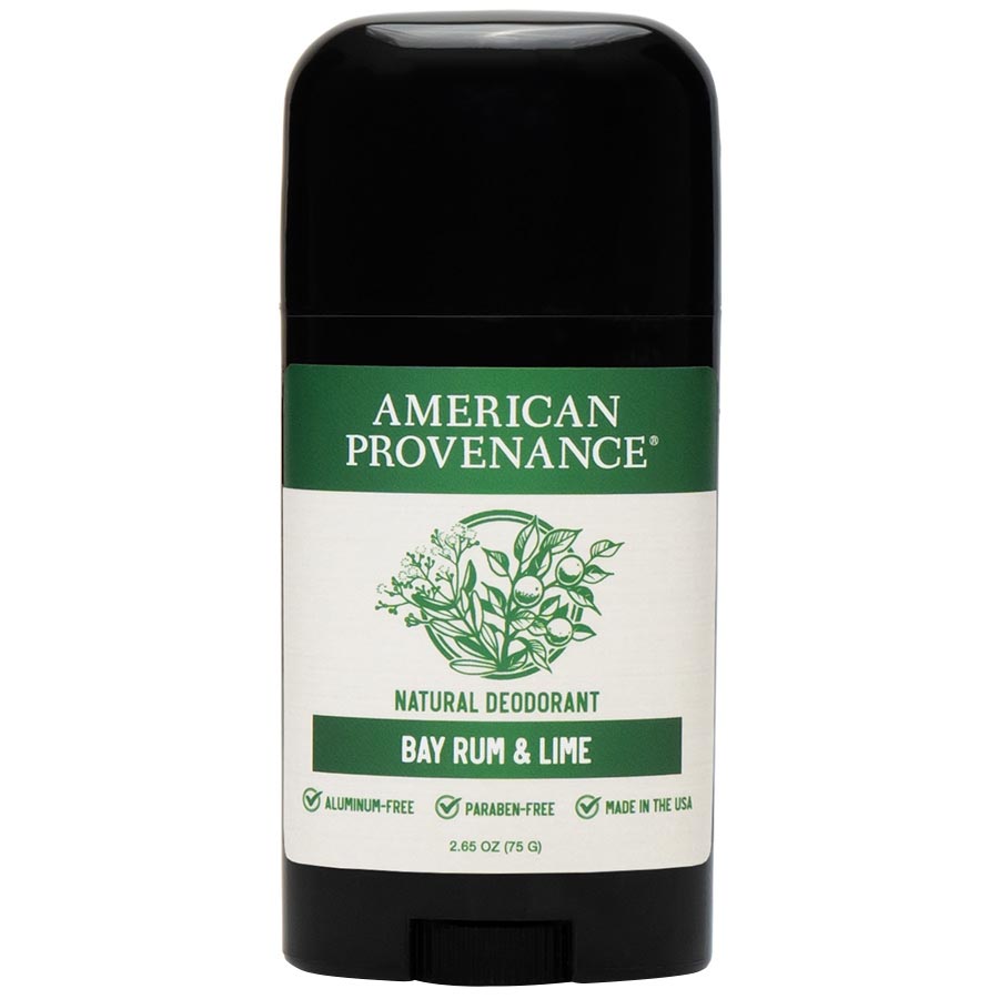 Picture of American Provenance 237931 2.65 oz Bay Rum & Lime Natural Deodorant Stick