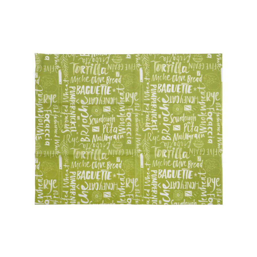 Picture of Z Wraps 236940 16 x 26 in. Beeswax Wrap&#44; Extra Large - Bread Print