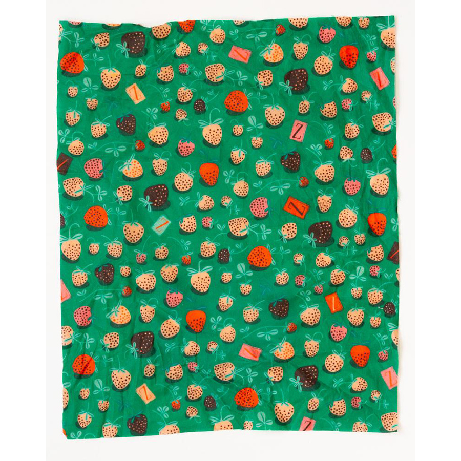 Picture of Z Wraps 236937 12 x 12 in. Beeswax Wrap, Medium - Strawberry Fields Print