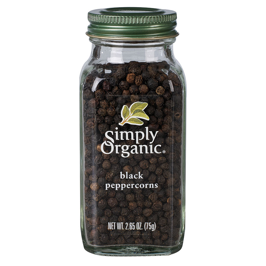 Picture of Simply Organic 19813 2.65 oz Organic Peppercorns&#44; 12 Count