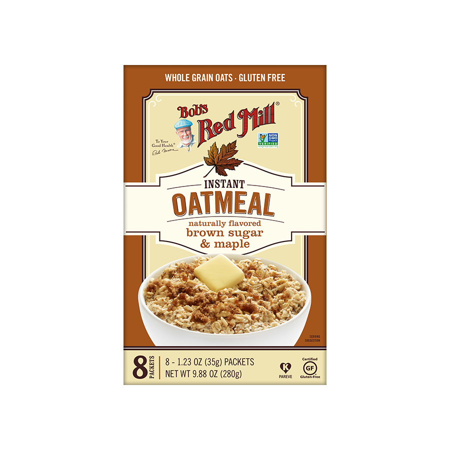 Picture of Bobs Red Mill 237216 Brown Sugar & Maple Oatmeal&#44; Pack of 8