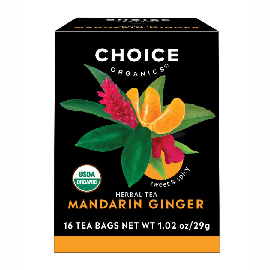 Picture of Choice Teas 237984 1.02 oz Organic Mandarin Ginger Tea