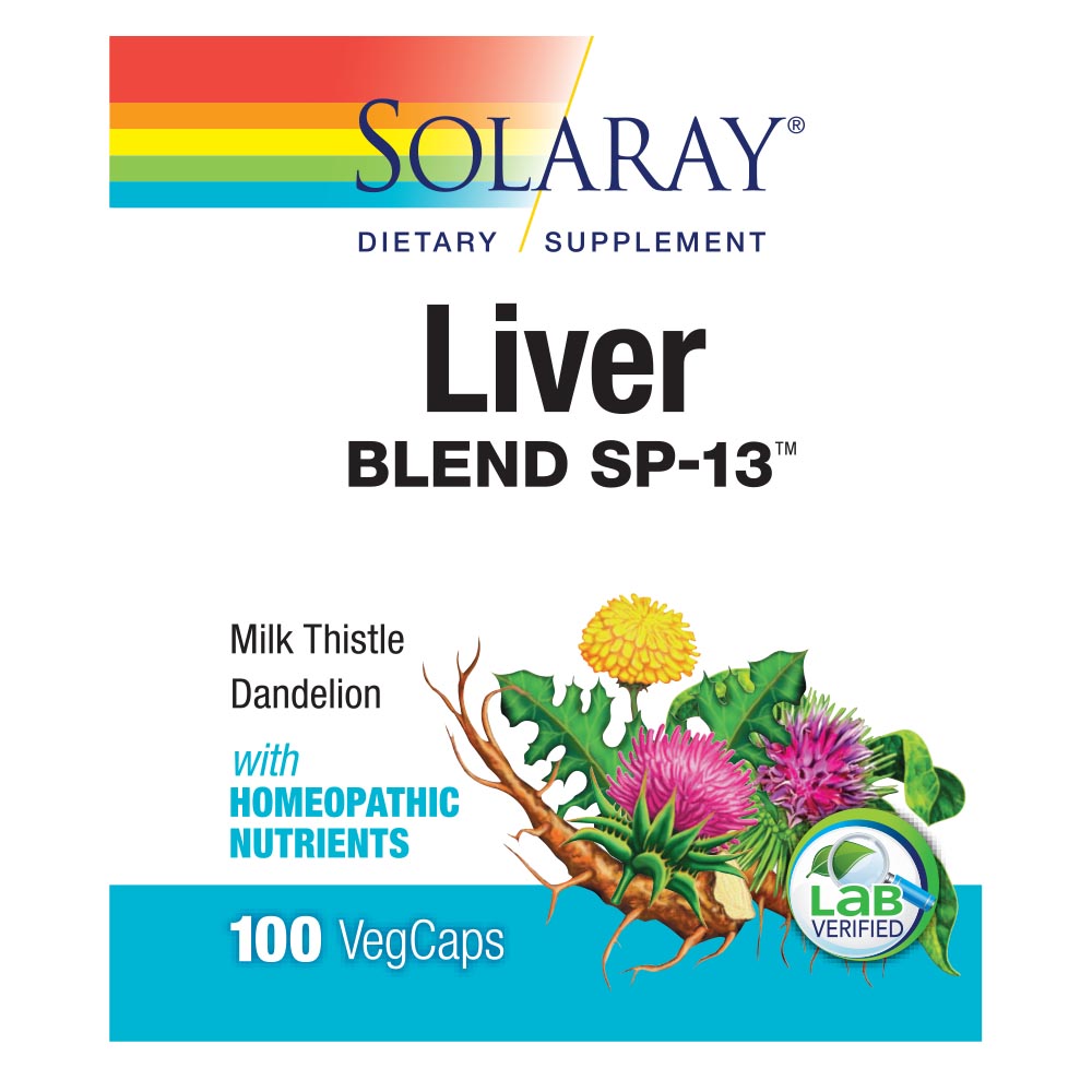 Picture of Solaray 234962 Liver Blend SP-13 Capsules, 100 Count