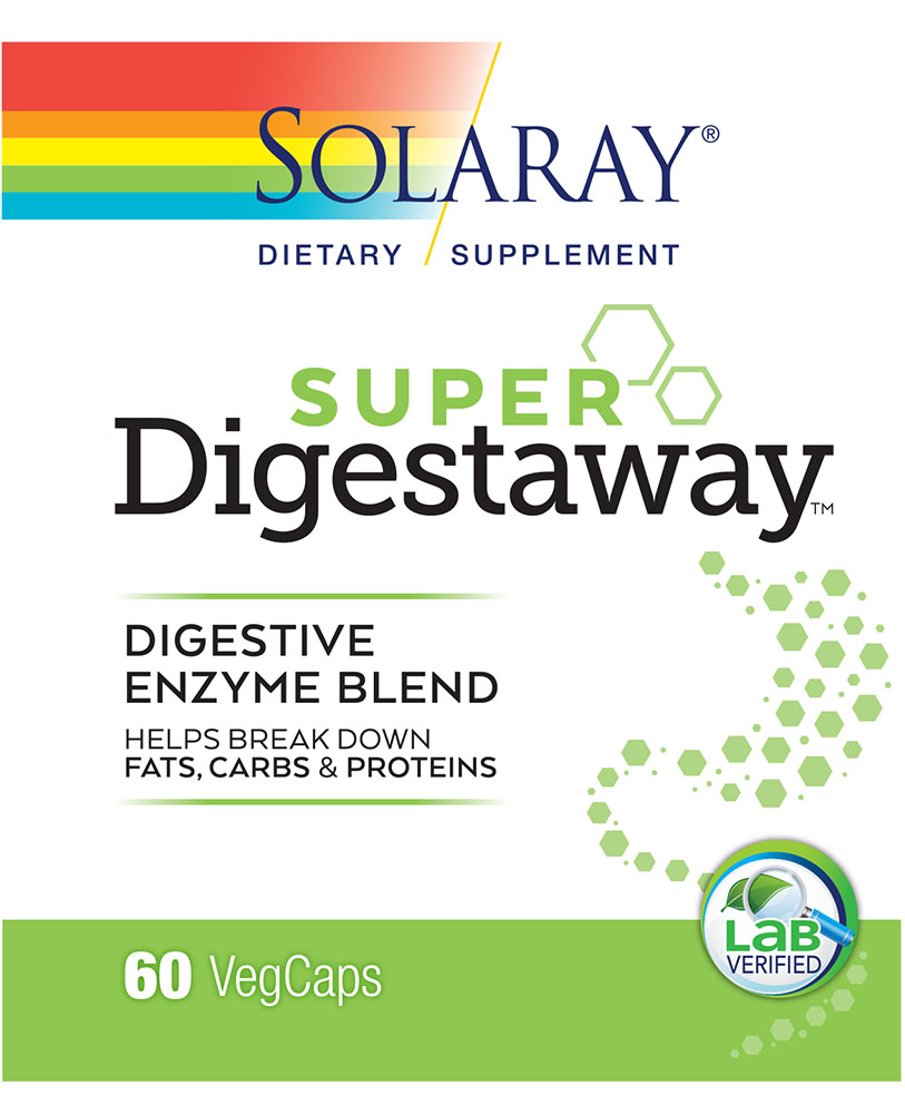 Picture of Solaray 234958 Super Digestaway Digestive Enzyme Blend Dietary Supplement, 60 Count