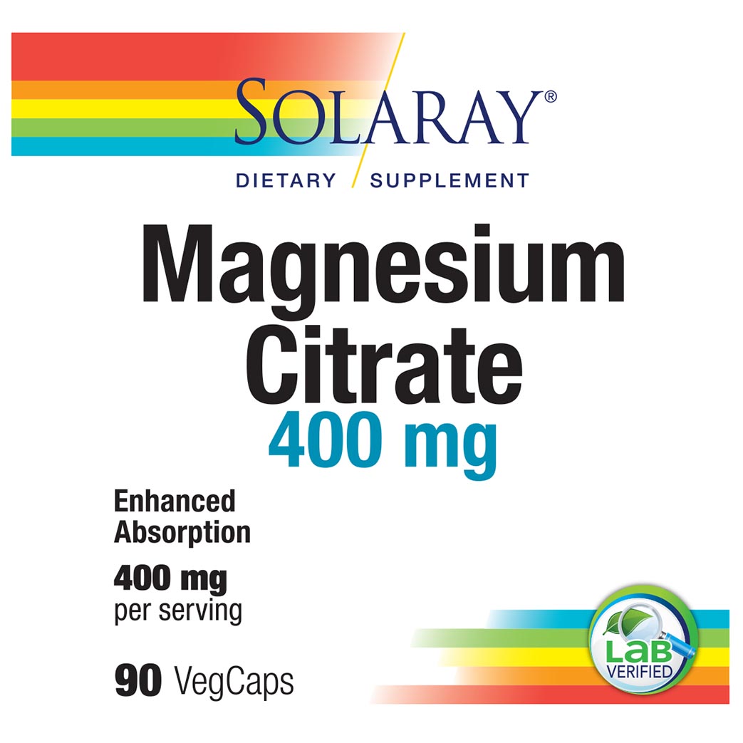 Picture of Solaray 234972 Magnesium Citrate Capsules, 90 Count