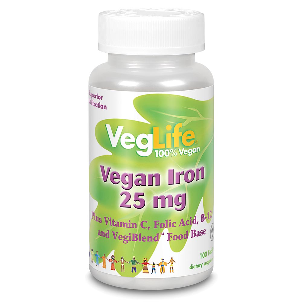 Picture of VegeLife 236487 25 mg Iron Tablet&#44; 100 Tablets