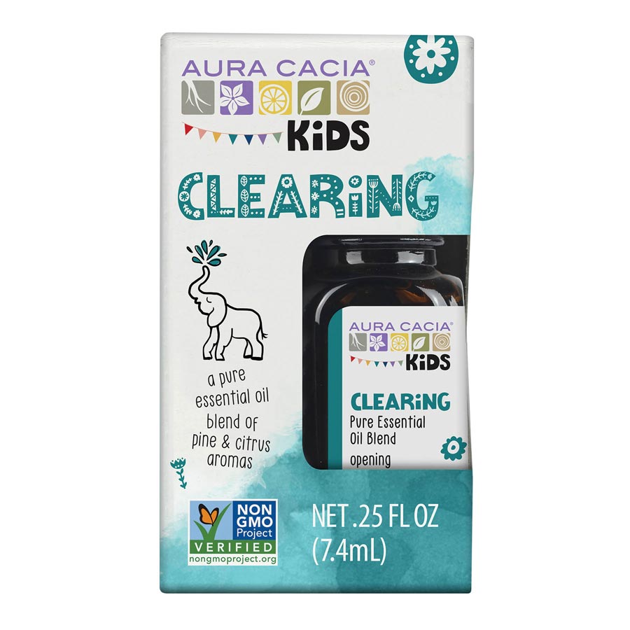 Picture of Aura Cacia 190870 0.25 oz Clearing Essential Oil Blend for Kids